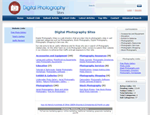 Tablet Screenshot of digitalphotographysites.net